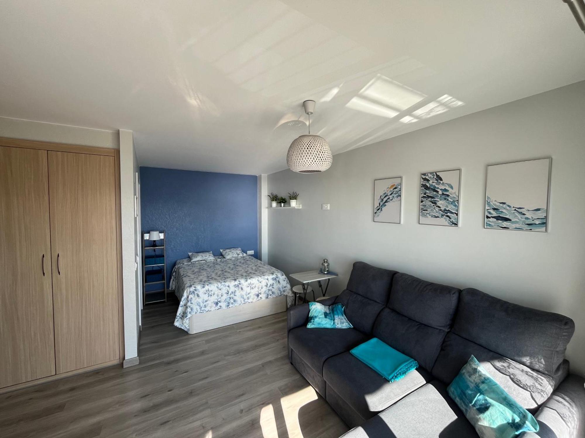 Estudio Con Impresionantes Vistas Al Mar Blanes Eksteriør bilde